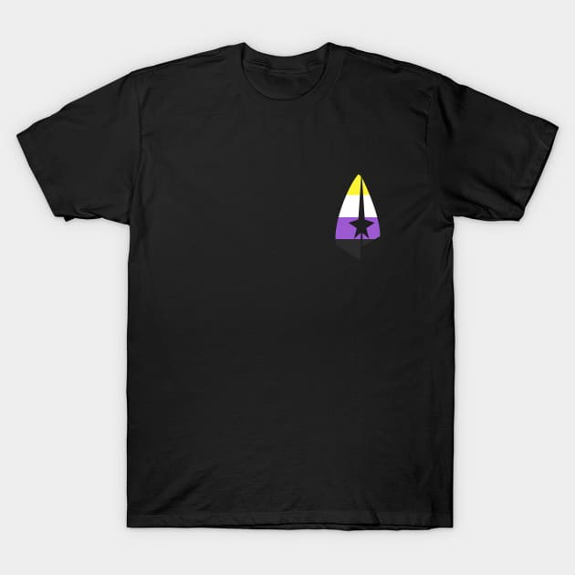 Pride Non-Binary Treksphere Logo T-Shirt by Treksphere